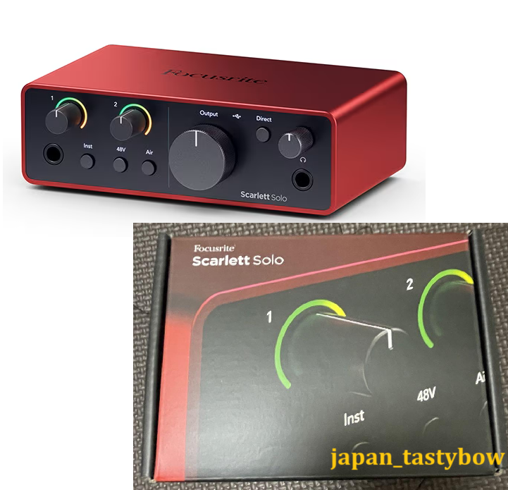 FOCUSRITE Scarlett Solo gen. 4 Generation 4th Audio Interfacee