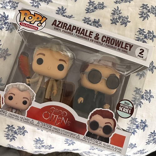 Funko Pop! Vinyl: Aziraphel & Crowley - 2 Pack for sale online | eBay