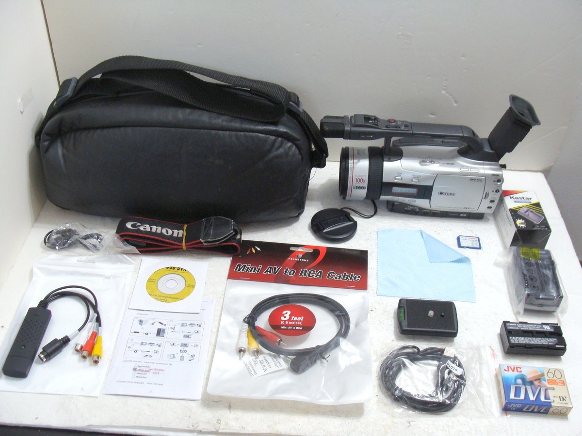 Canon DM-GL2 3CCD Mini DV Hybrid Professional Camcorder 20x Zoom +