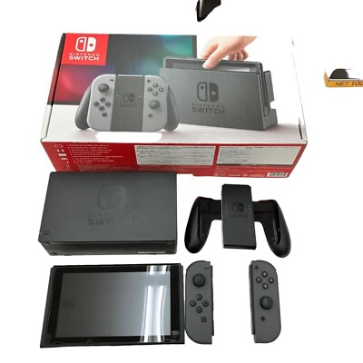 Nintendo Switch Console 2017 HAC-001 - Gray Joy-Con Handheld
