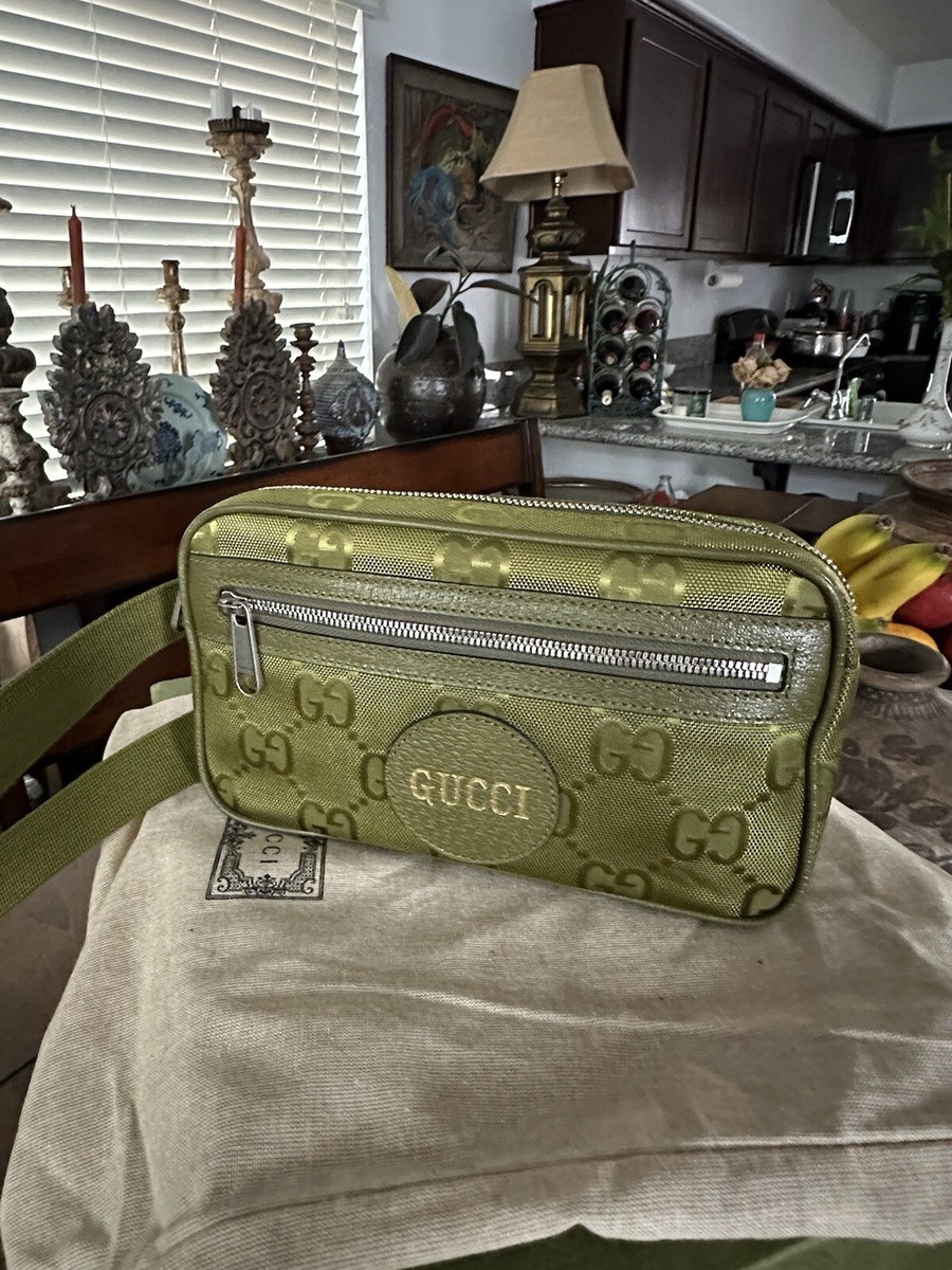 Brand New w/ box Gucci Off the Grid Adjustable Green Belt Bag | eBay