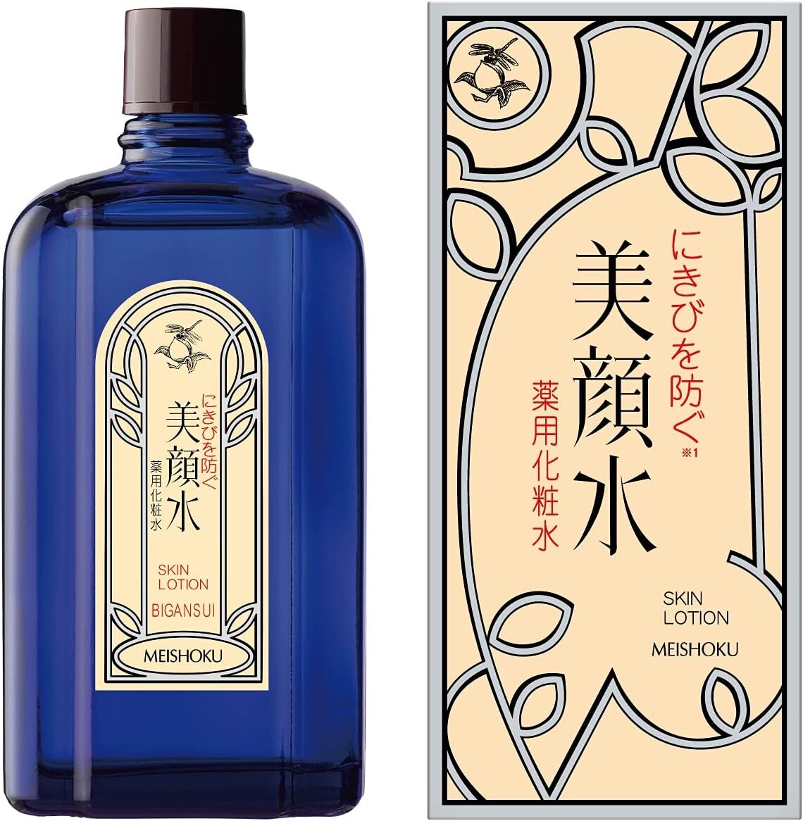 Meishoku Bigansui Skin Lotion 90mL/3.04oz Made in Japan Prevent