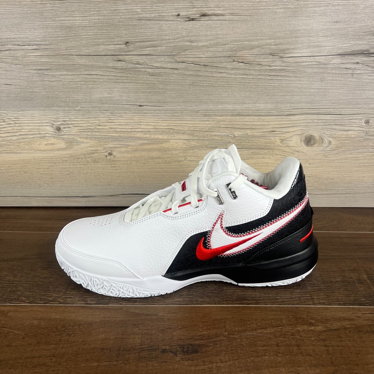 Nike LeBron NXXT Gen AMPD First Game Mens Size 12 White Black Red