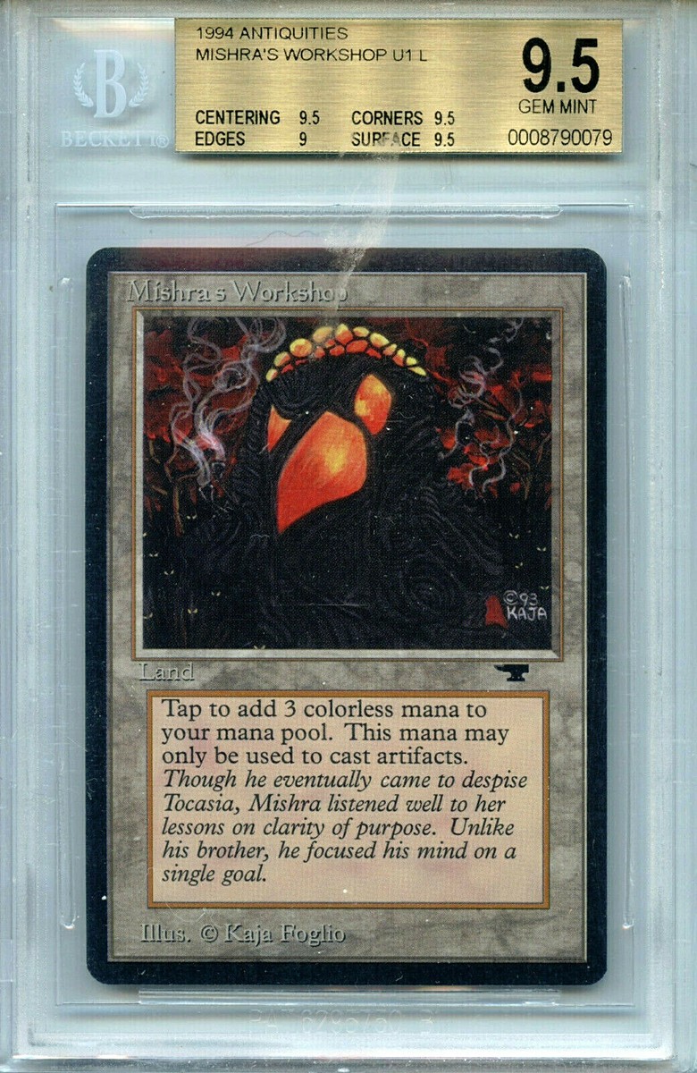 MTG Antiquities Mishra's Workshop BGS 9.5 Gem Mint Card Magic