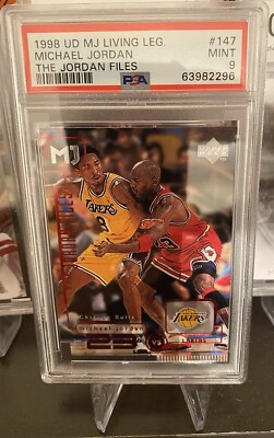 1998 UD MJ Living Legends Michael Jordan Kobe Bryant Files #147