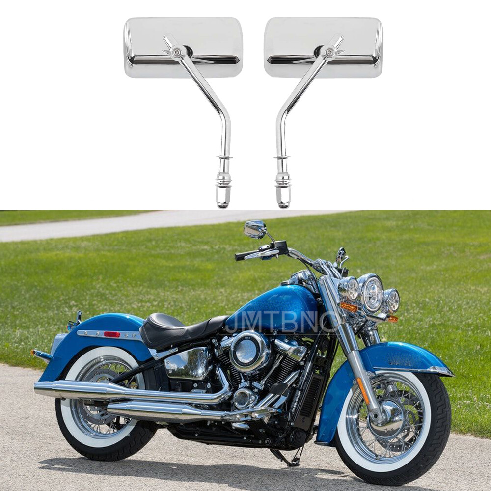 For Harley Davidson Softail Deluxe Chrome Rectangle Motorcycle