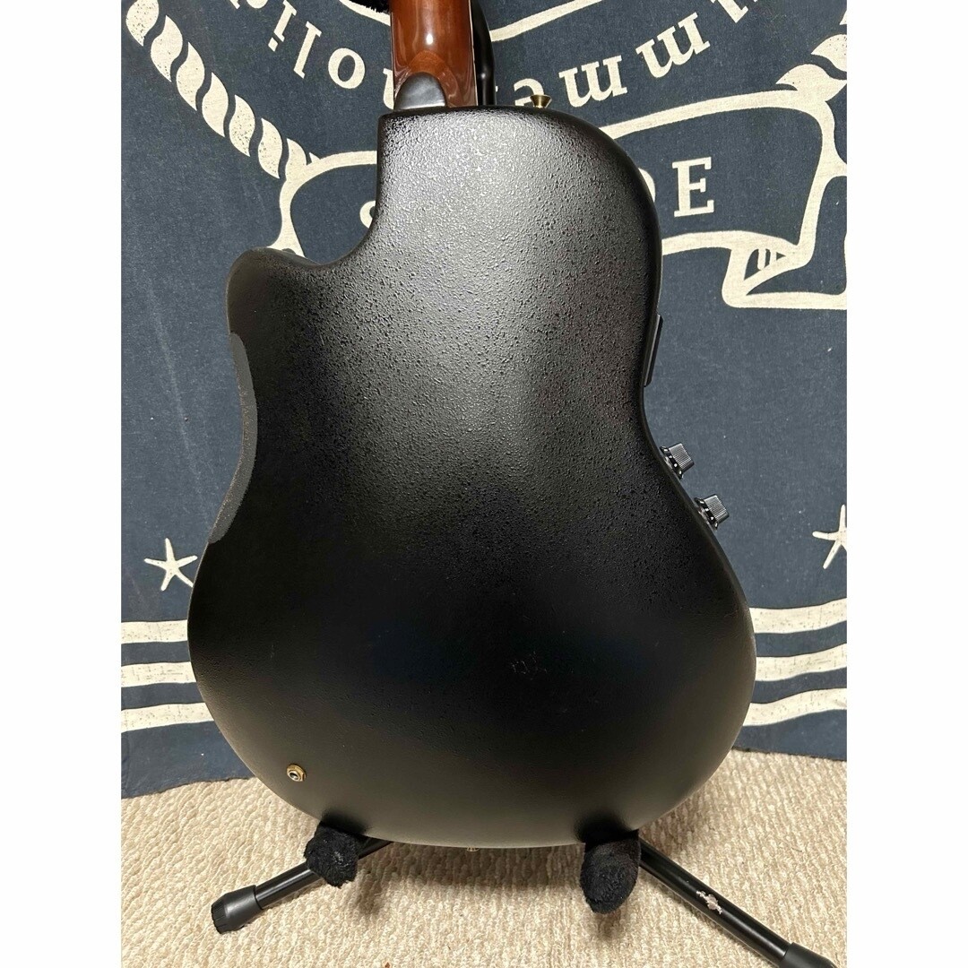 Electric Acoustic Guitar Tornado by Morris ZII 80s Dark Green