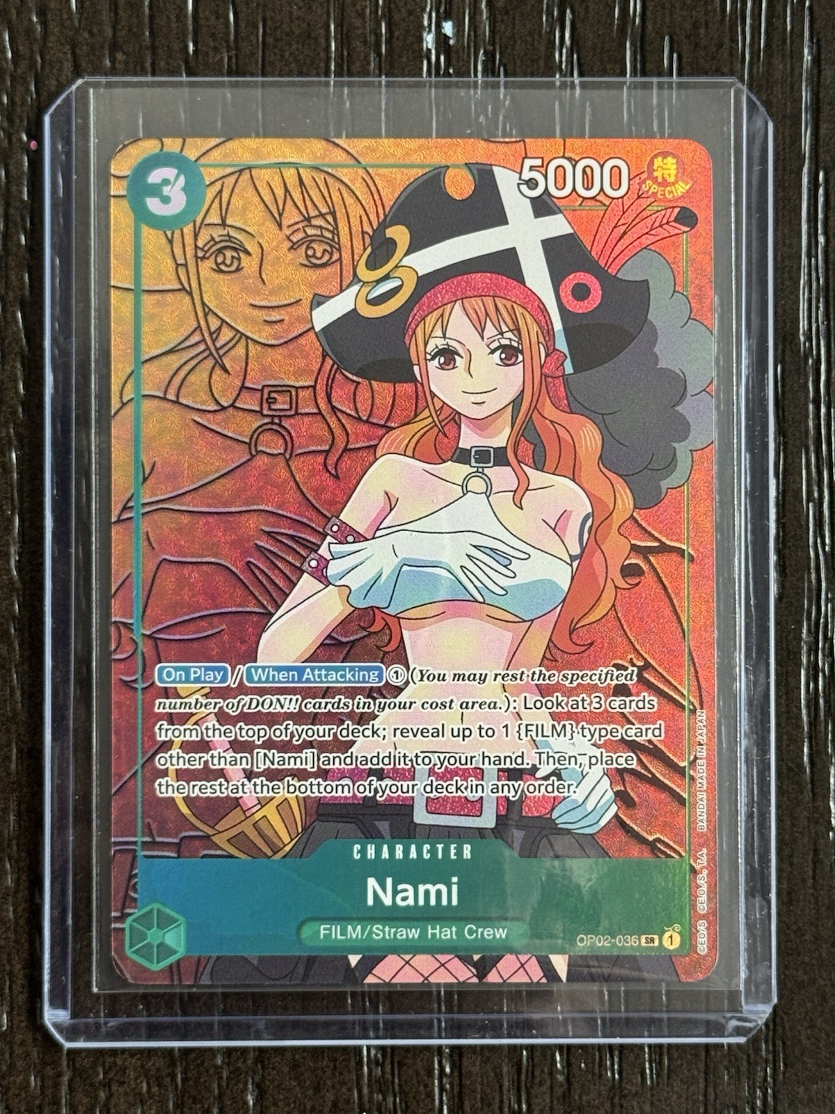 Nami 2023 Paramount War #OP02-036 Super Rare (Alternate Art) Price