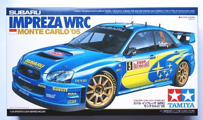 TAMIYA 1/24 Subaru Impreza WRC Monte Carlo '05 #24281 scale model