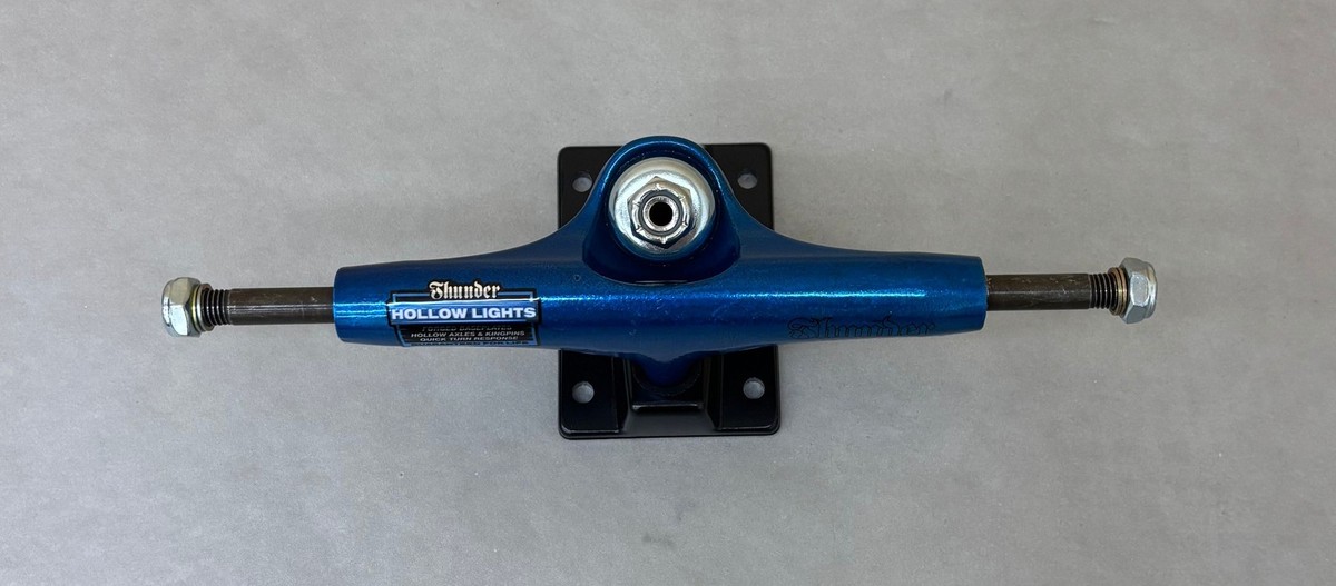 Thunder Trucks 147 Hollow Metallic Script Anodized Blue Trucks