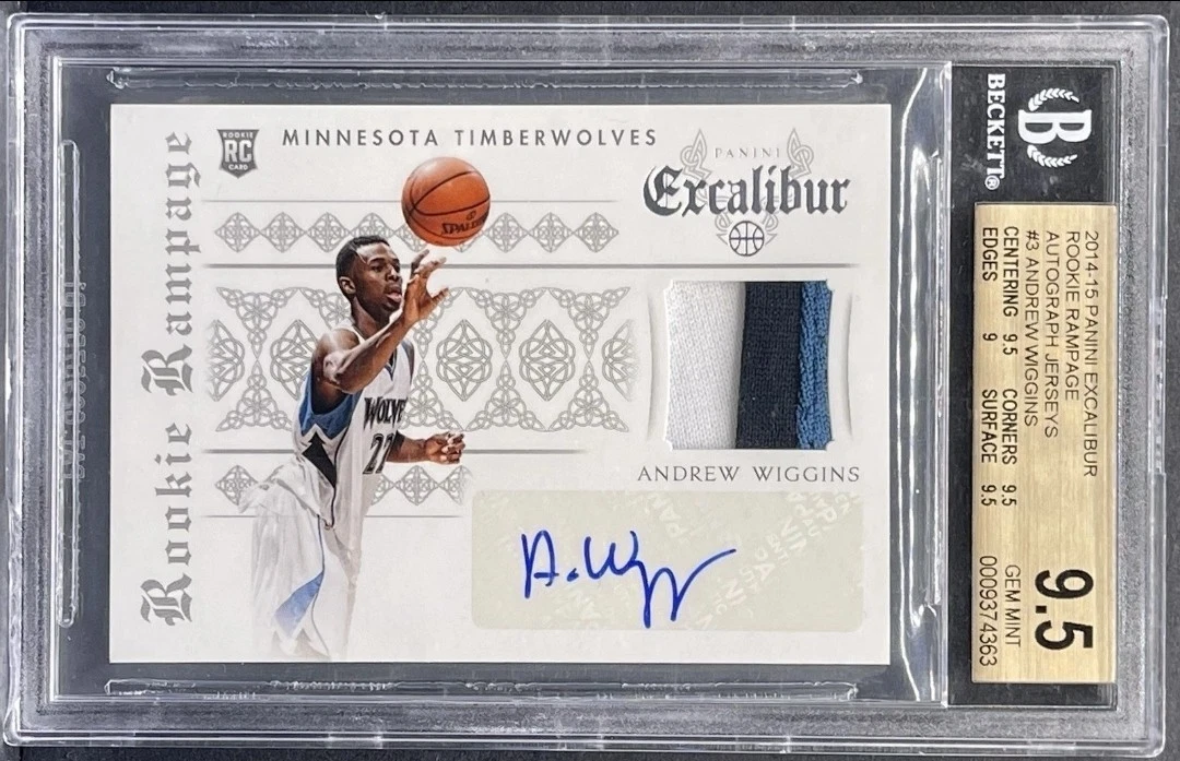 Andrew Wiggins Sports Trading Card Singles Rookie Basketball for