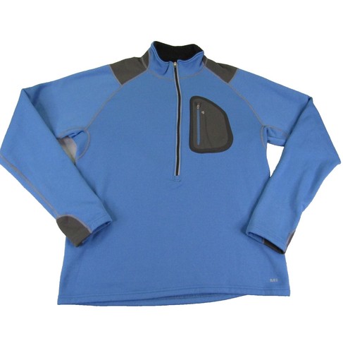 REI Women's Co-op 1/4 Zip Tech Base Layer Shirt Blue SZ S | eBay