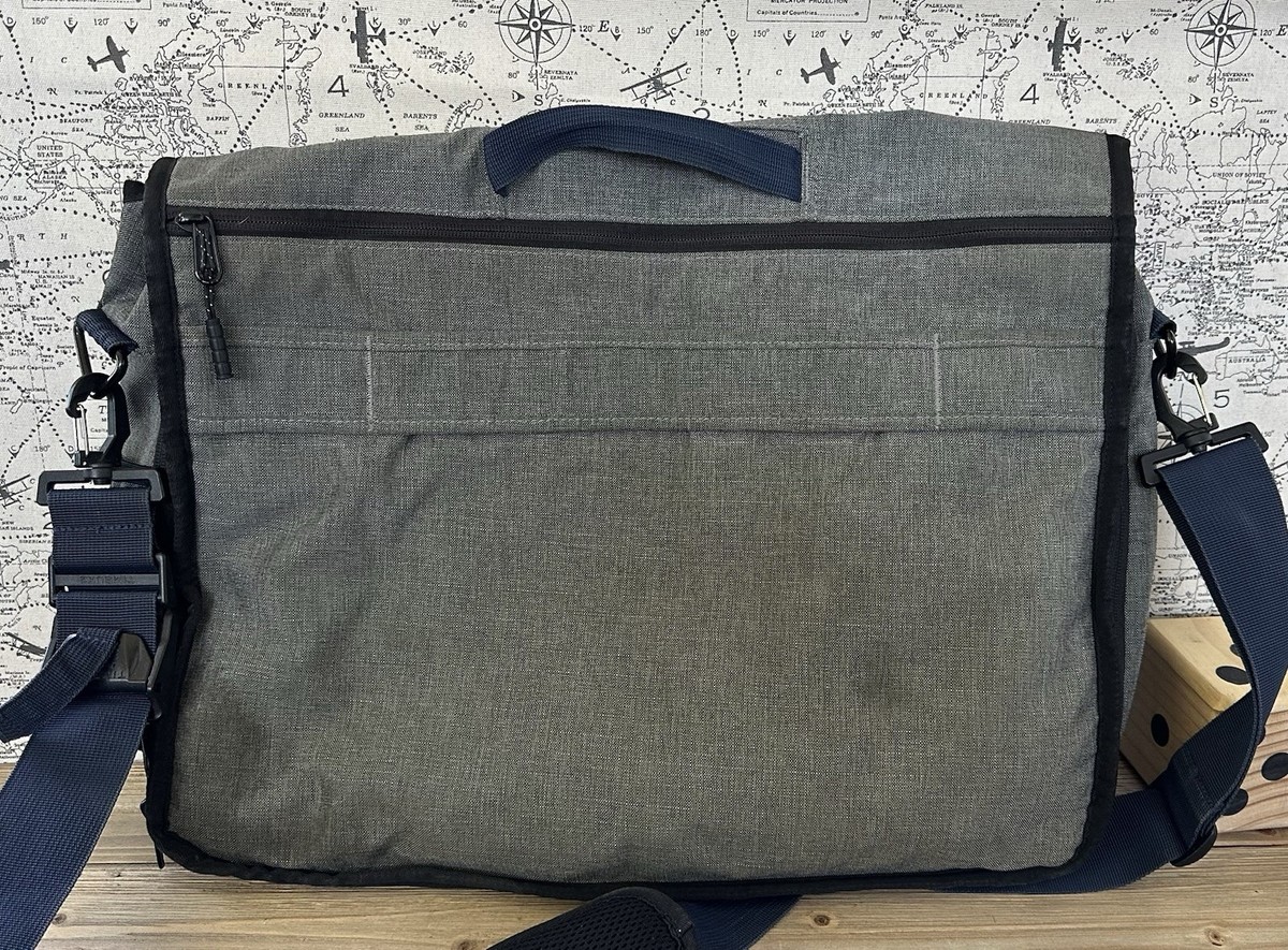 Timbuk2 Biggie Messenger Bag Briefcase Gray Large | eBay