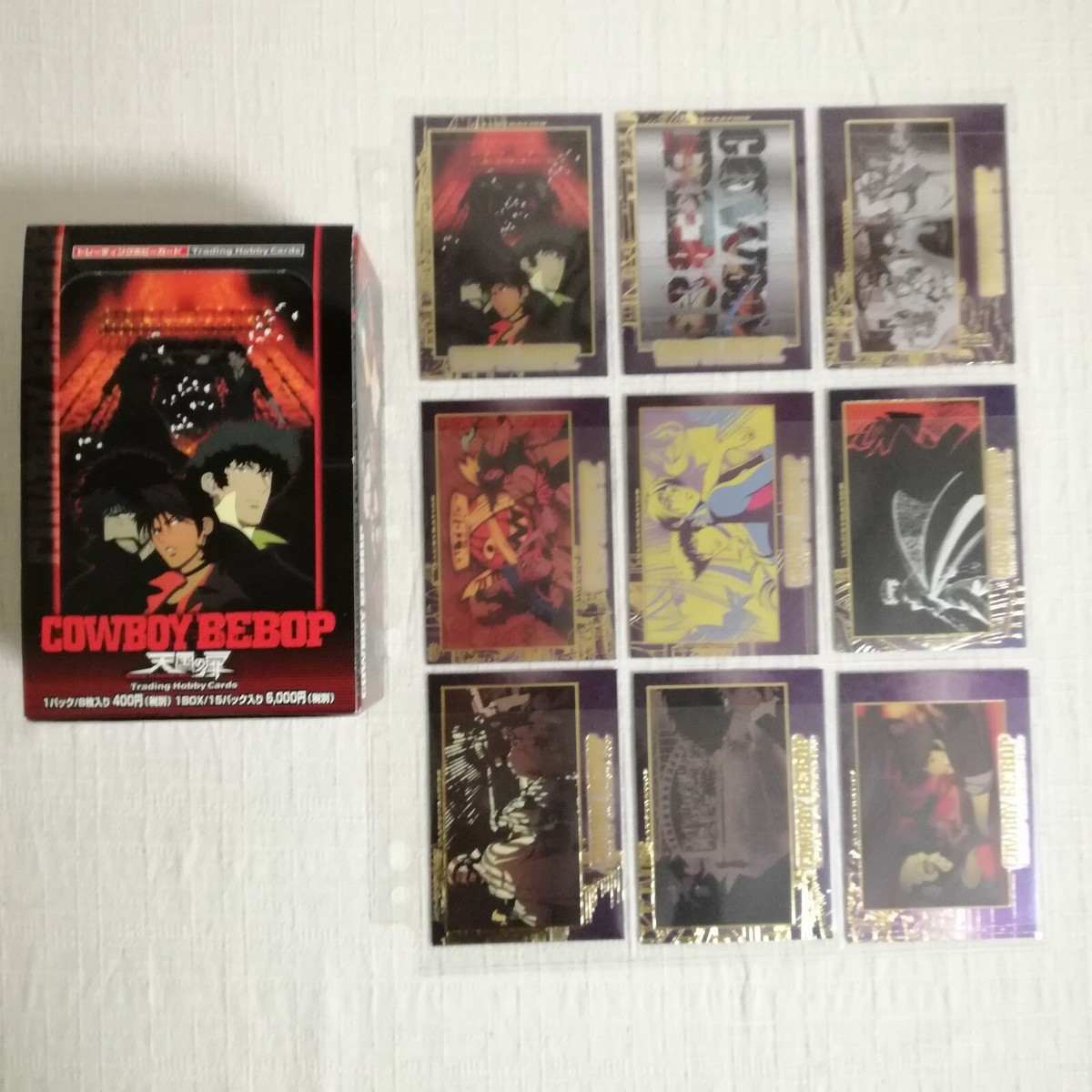 COWBOY BEBOP Carddass Full Vol.1 2 Movie w/Box PR 316ps New Card