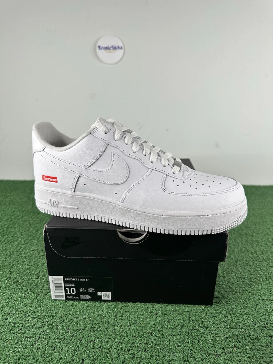 Nike Air Force 1 x Supreme Low Box Logo - White for Sale