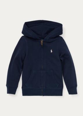 Polo Ralph Lauren Navy Toddler Girls French Terry Hoodie 2 2T