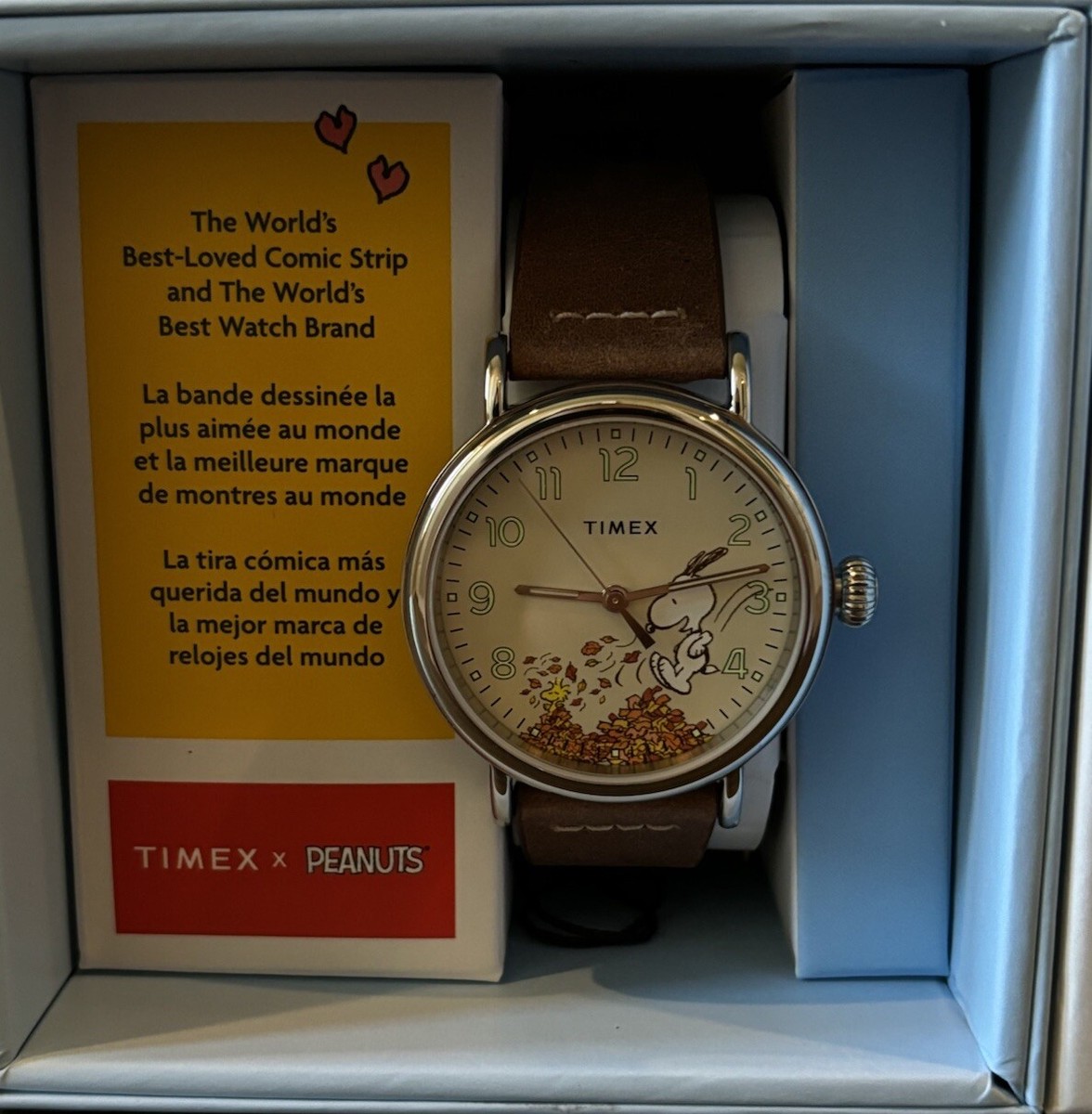 RARE! Timex Standard x Peanuts Featuring Snoopy Autumn 40 mm | eBay