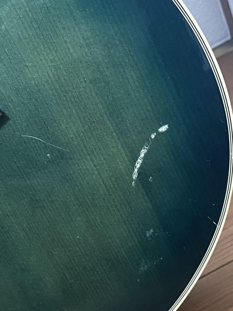 Electric Acoustic Guitar Mavis CS-100E-SBU Blue-Green Made in