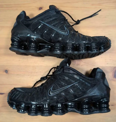 Nike Shox TL Men's Size 8 Metallic Hematite Triple Black Shoes
