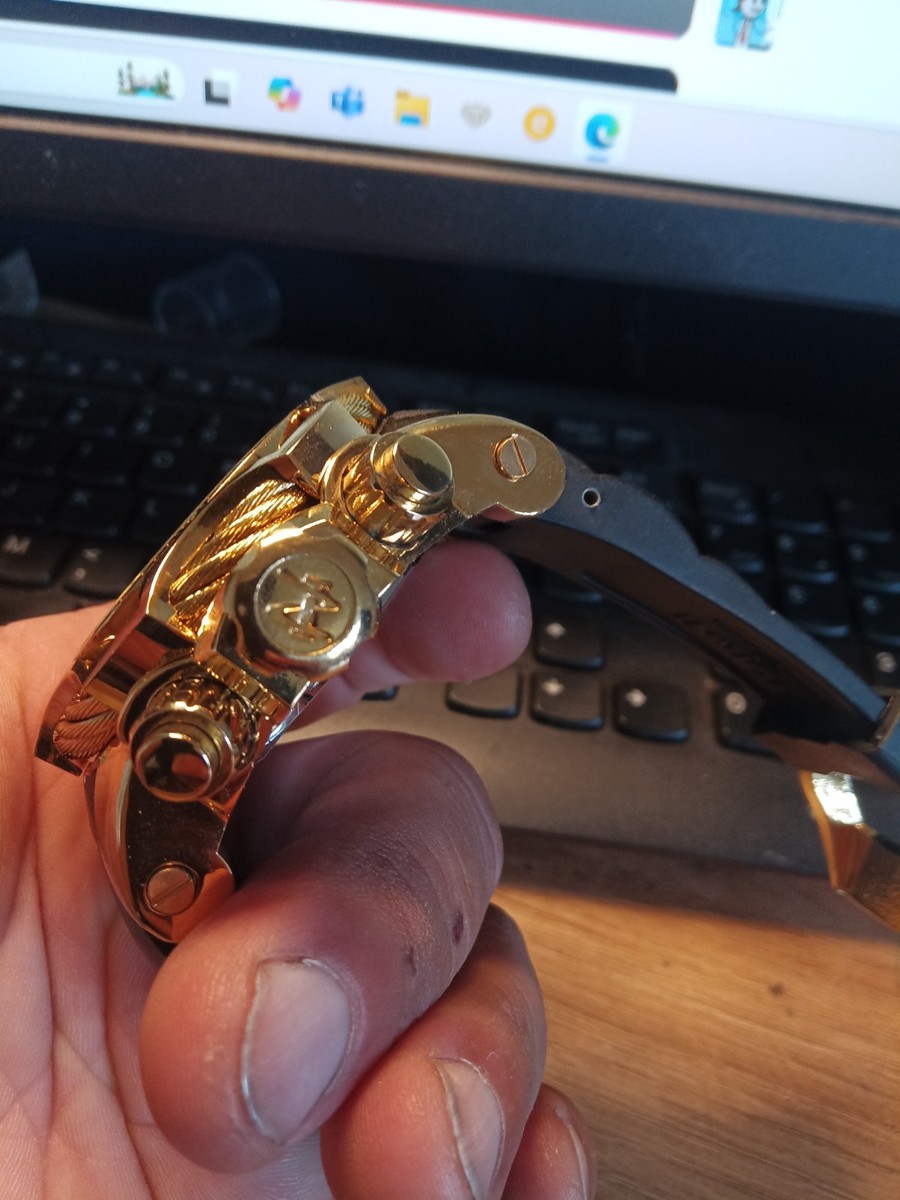 invicta venum gold dial 8161 mens watch | eBay