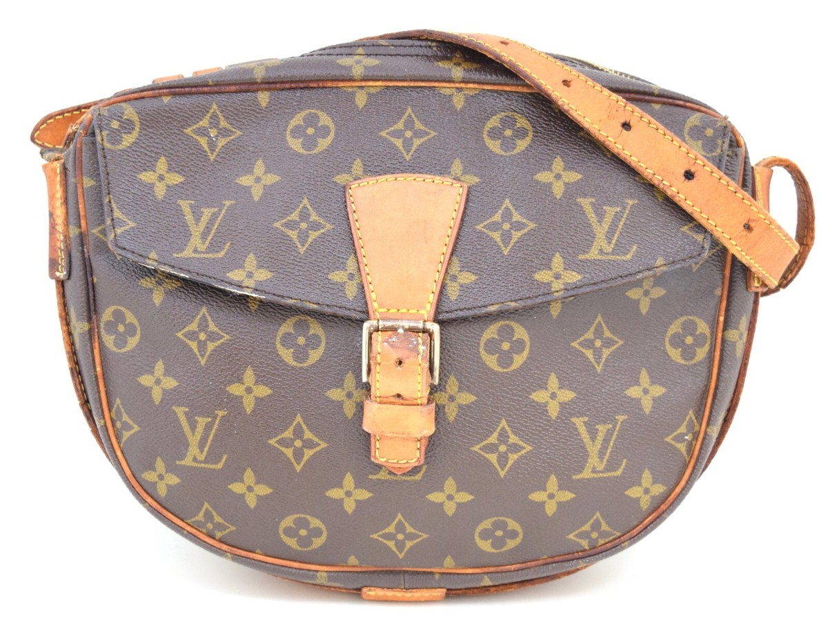 Auth Louis Vuitton Jeune Fille GM Crossbody Bag Monogram Canvas