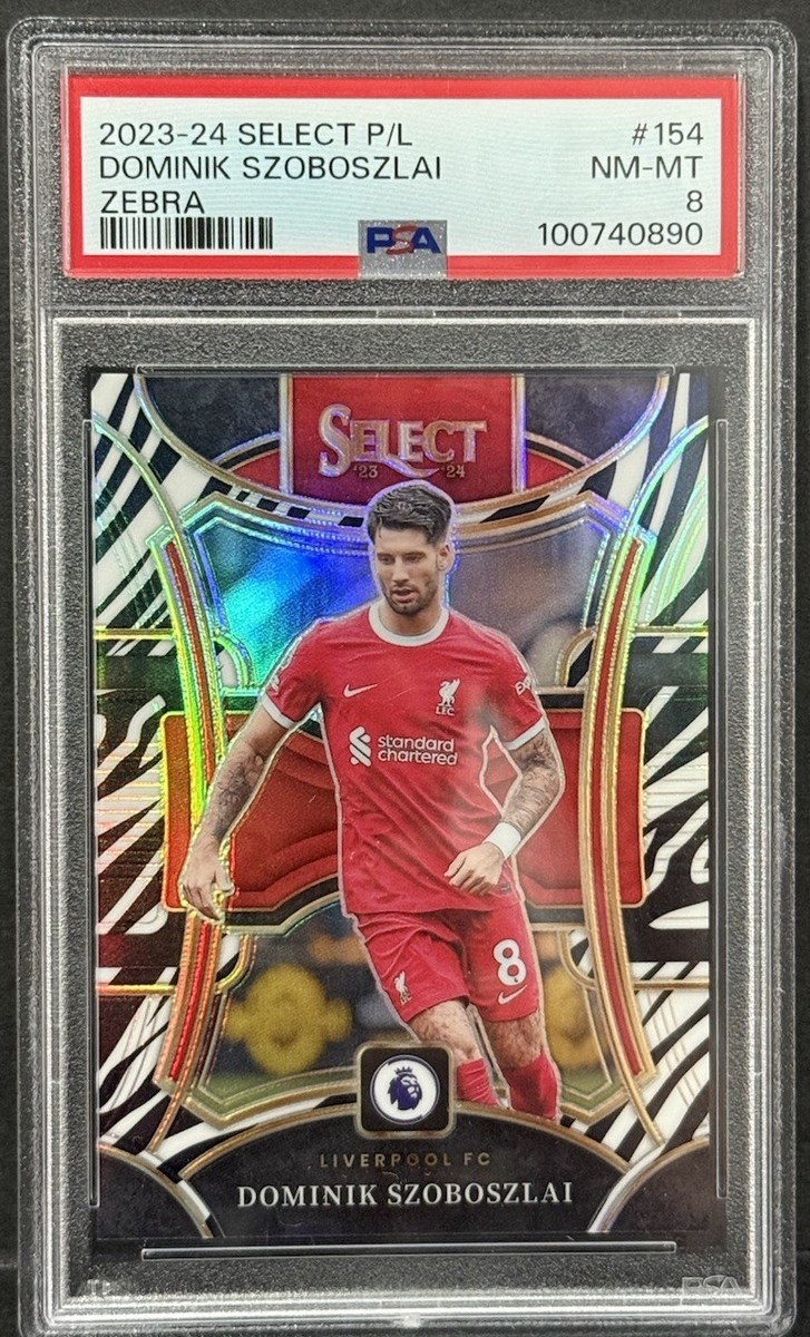 2023-24 Panini Select Premier League Dominik Szoboszlai Zebra