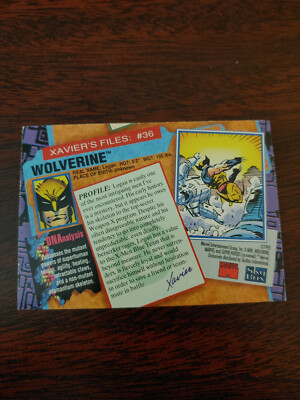 1993 SkyBox Marvel Comics X-Men Series 2 Wolverine Trading Card