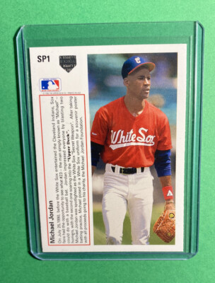 1991 Upper Deck MICHAEL JORDAN Baseball Rookie Card #SP1 RC