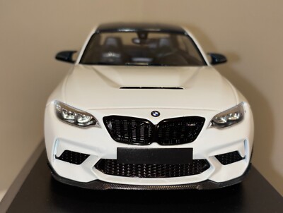 MINICHAMPS BMW (F87) M2 CS White, Carbon Roof, Black Wheels, Rare