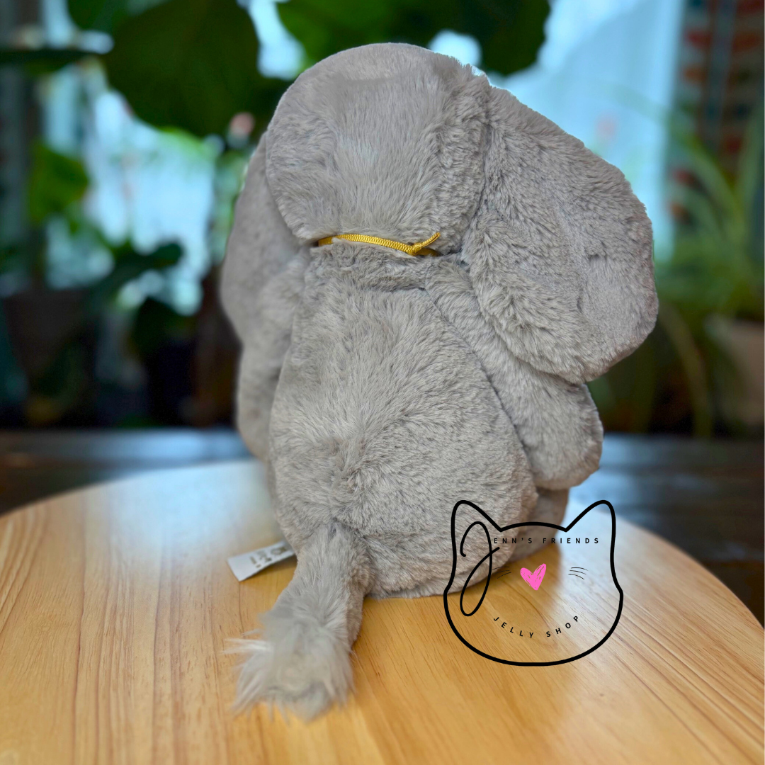 Jellycat ORIGINAL BASHFUL LUXE ELEPHANT THUDDEUS New NWT Soft