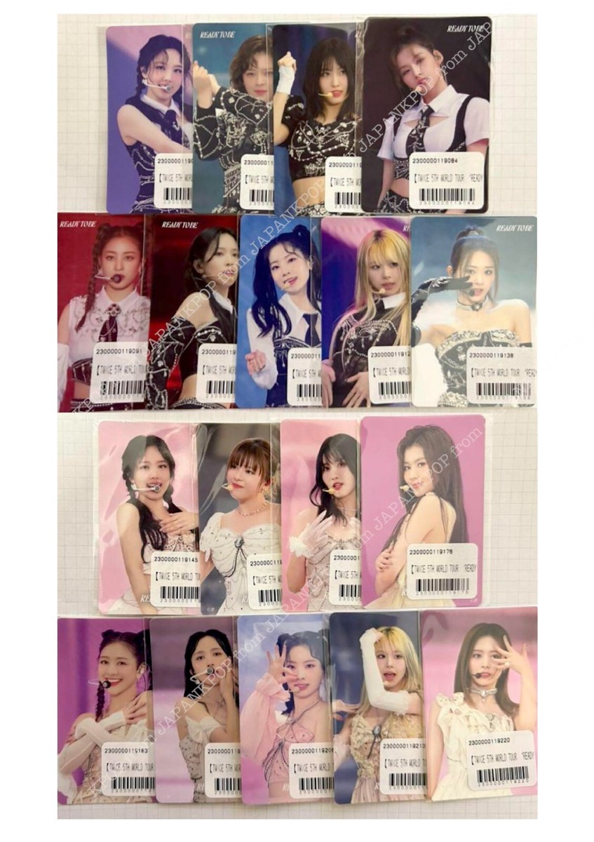 TWICE Japan Online Lottery Official Sticker 5th WORLD TOUR READY