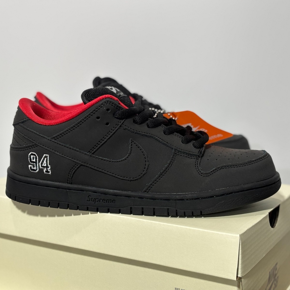 Size 12 - Supreme x Nike Dunk SB Low Black for sale online | eBay
