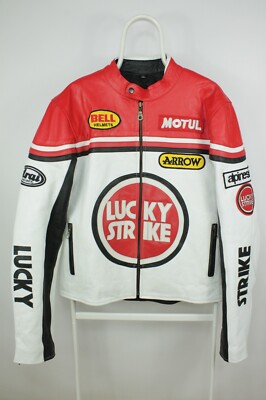 Vintage Lucky Strike Racing Kevin Schwantz Leather Motorcycle