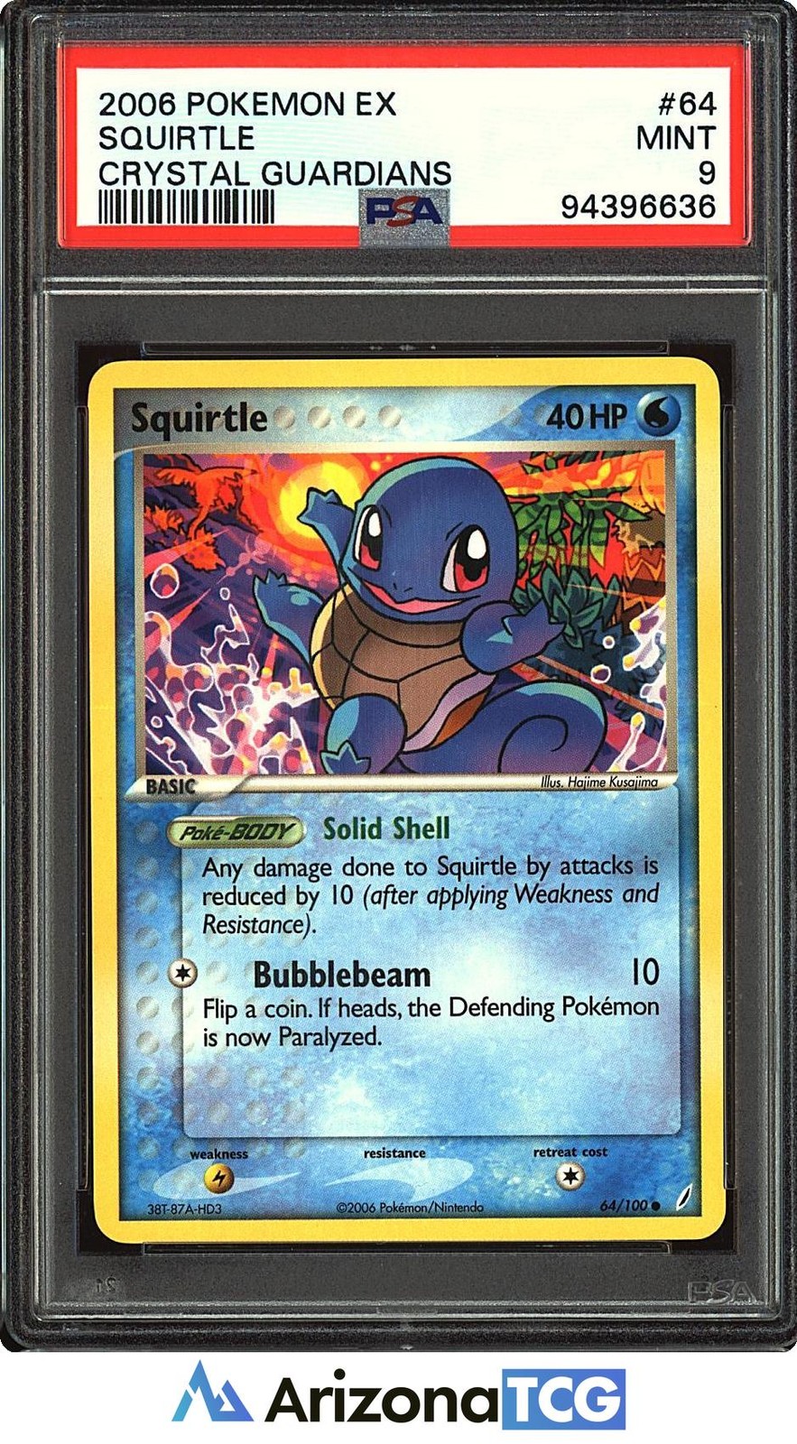Squirtle 2006 EX: Crystal Guardians #064/100 Base Price Guide
