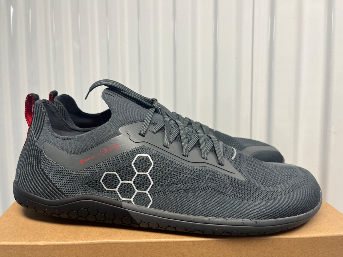 Vivobarefoot Primus Lite Knit JJF Obsidian Dark Shadow Minimalist