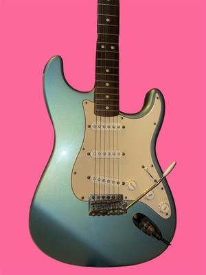 Mint-Green Fender Stratocaster Electric Guitar Made In Mexico | eBay