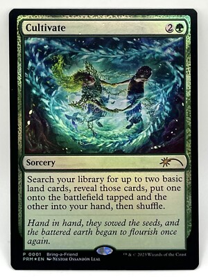 MTG Magic The Gathering Cultivate Foil Bring-A-Friend Promo WPN MT