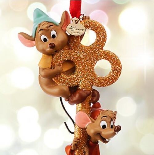 Authentic Disney Sketchbook Ornament Cinderella Jaq & Gus Mice On