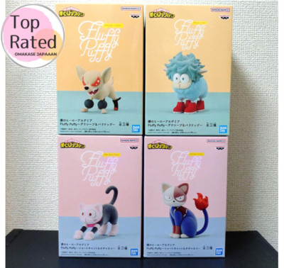 My Hero Academia Fluffy Puffy Figure Deku Sheep Baku Dog Shoto Cat
