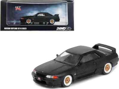 1/64 Nissan Skyline GR-R R32 (RHD) Matt Black Diecast By Inno