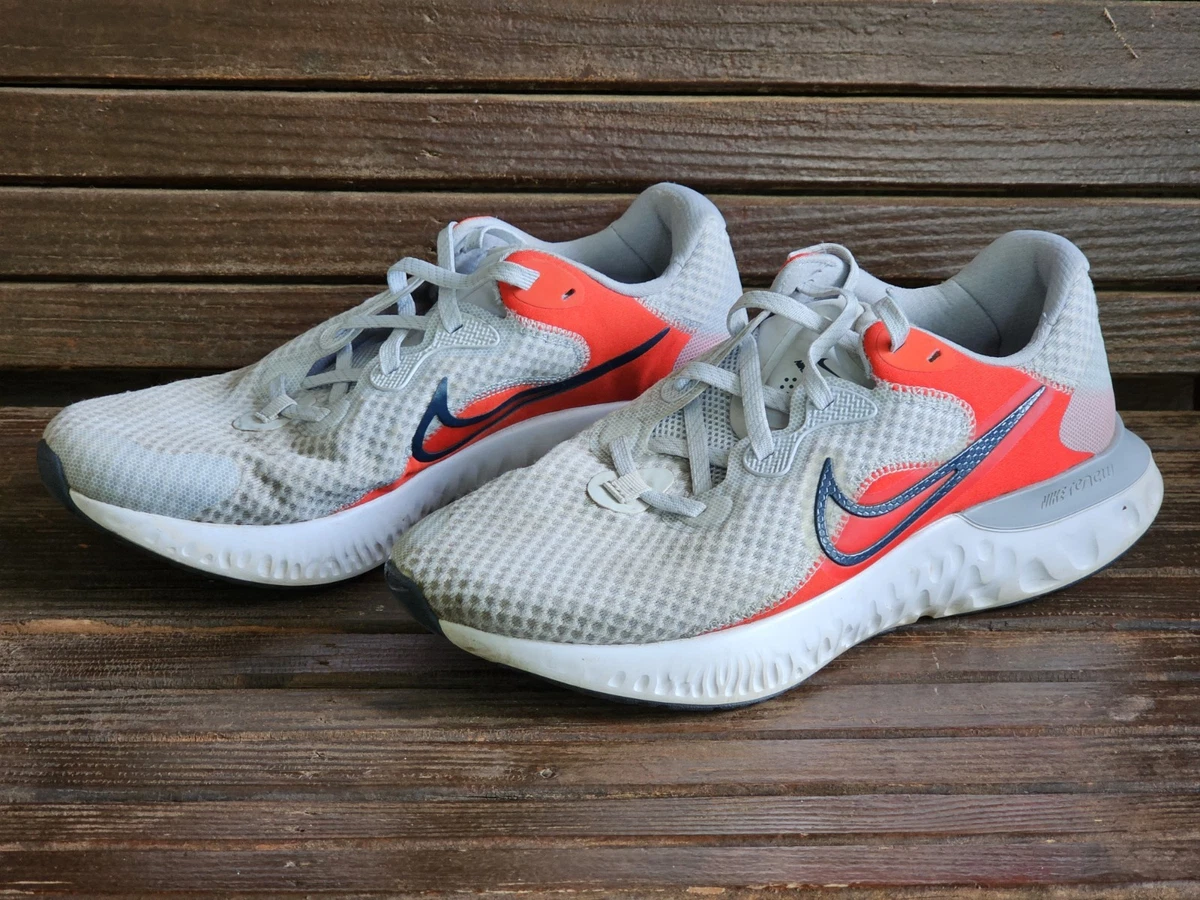 Nike Renew Run Grey Blue Red for Sale | Authenticity Guaranteed | eBay