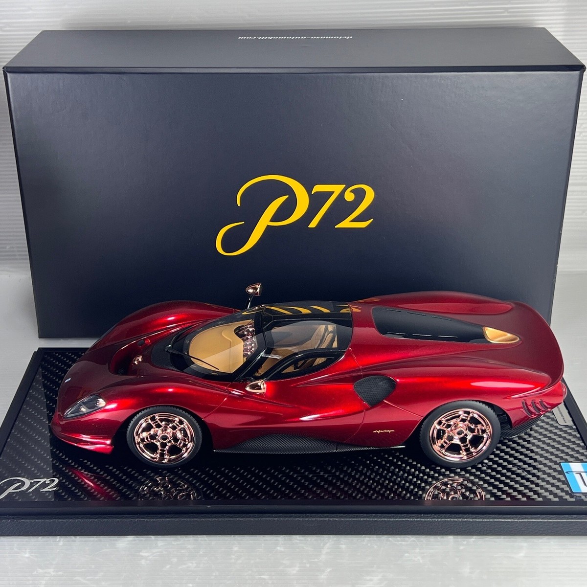 1/18 Peako Model DeTomaso P72 2025 Soul Red Carbon Base dealer