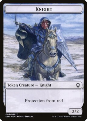 Knight (2/2) MTG Dominaria United Token Foil NM x1 - Magic Card | eBay