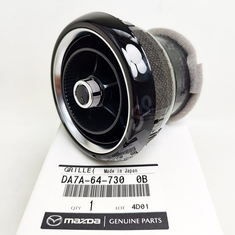 Genuine A/C Cabin Vent Trim Black Fit for Mazda 2 14-21 CX-3 15-22