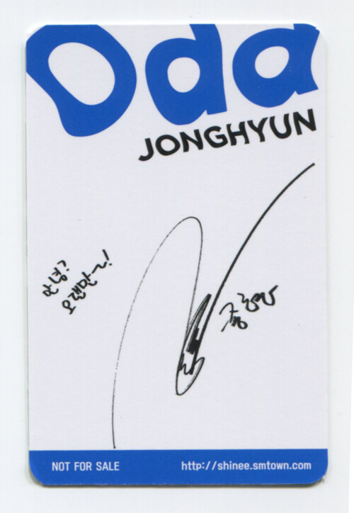 SHINEE - ODD 4th Album OFFICIAL PHOTOCARD JONGHYUN TAEMIN KEY ONEW