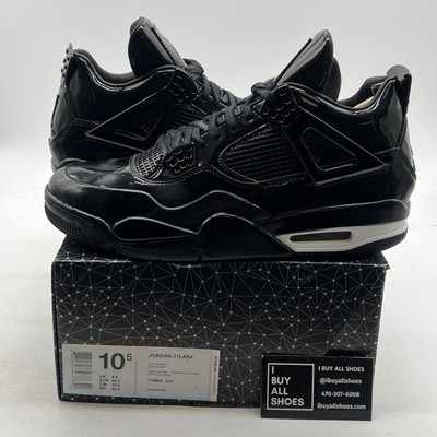 Size 10.5 - Air Jordan 4 Retro 11Lab4 - Black (719864-010