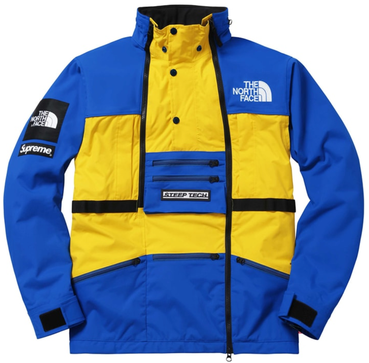 DS RARE SS16 SUPREME x THE NORTH FACE STEEP TECH HOODED JACKET