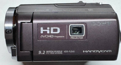 SONY HDR-PJ540 Handycam Bordeaux Brown Optical zoom 30x touch