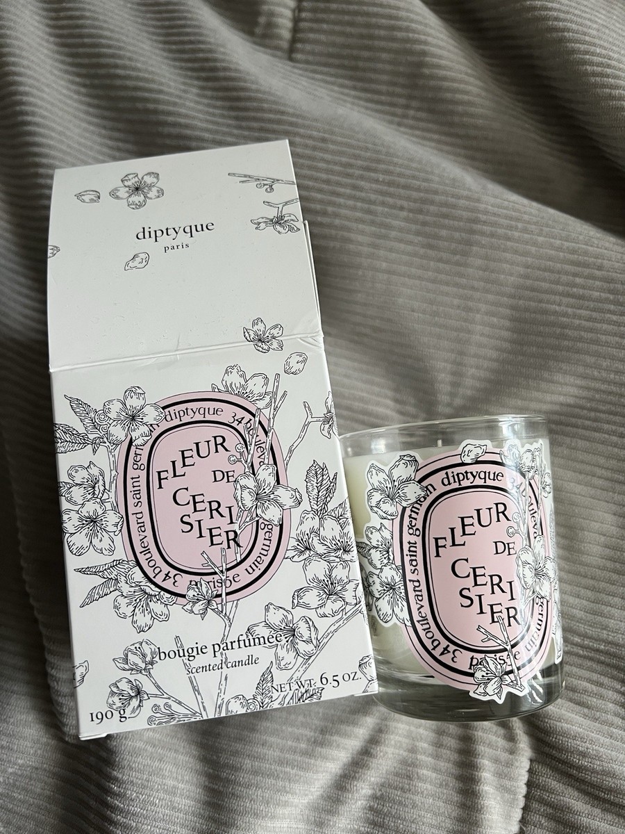 Diptyque Fleur de Cerisier Cherry Blossom Candle NEW! Rare Limited