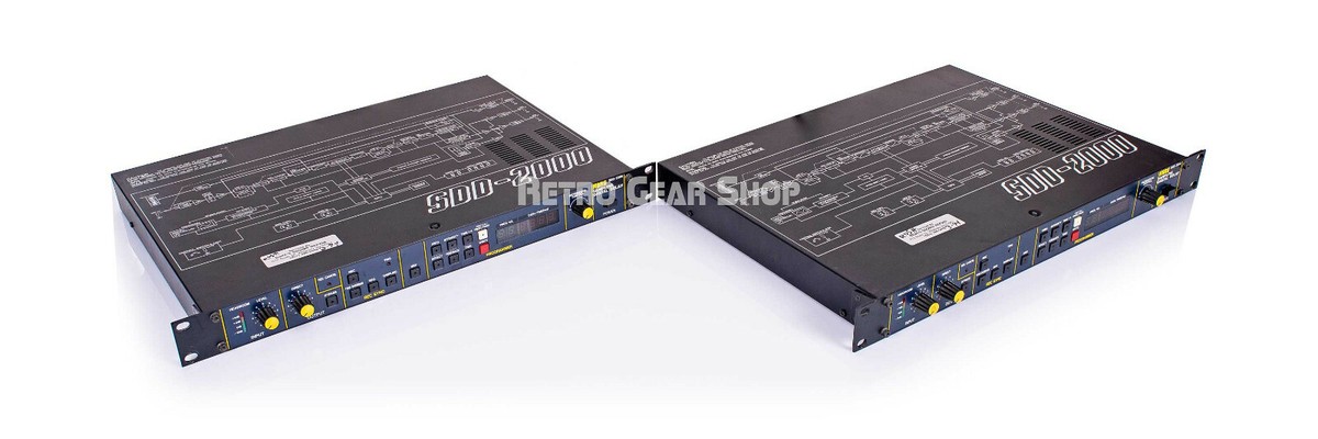 Korg SDD-2000 Sampling Digital Delay Pair Effect Unit Vintage Rare